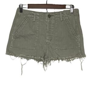 AE American Eagle Cut-off Shorts | Khaki Tan | Size 6